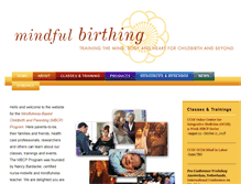 Tablet Screenshot of mindfulbirthing.org
